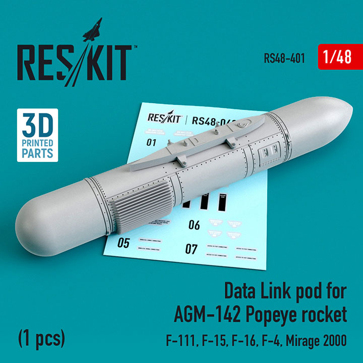 CGRS48-0401 1대48 AGM-142 팝아이용 데이터 링크포드((F-15,F-16, F-4,MIRAGE,F-111)
