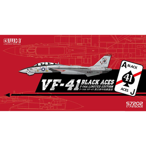 CWS7202 1대72 F-14A 톰캣 VF-40 블랙 에이스