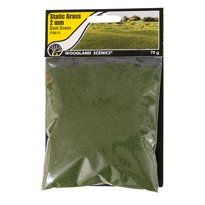 JWFS613 Static Grass Dark Green 2mm-풀 세우기용 풀 재료-2mm-다크 그린