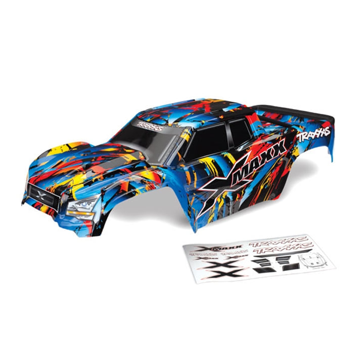 AX7711T Body,X-Maxx Rock n Roll(painted,decals)
