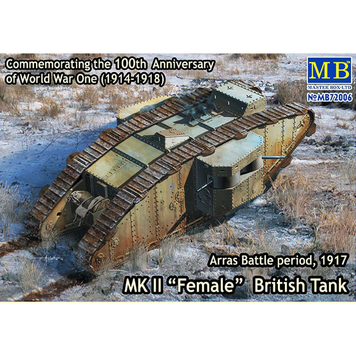CM72006 1대72 마크 2  피메일 영국군 탱크, 아라스 전투 1917,
