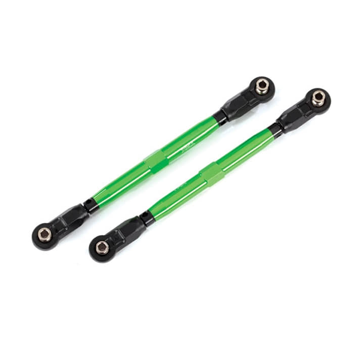 AX8997G Toe links, front (TUBES green-anodized, 6061-T6 aluminum) (2) (for use with #8995 WideMAXX™ suspension kit)