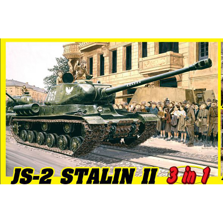 BD6537 1대35 JS-2 스탈린 전차 및 소련군 전차 탑승병