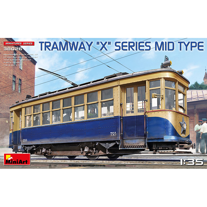 BE38026 1대35 트램웨이-노면전차 X 시리즈 - 중기형