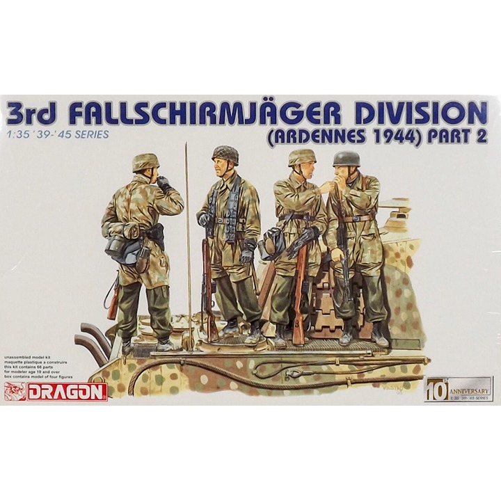 BD6170 1/35 1/35 3rd Fallschirmjager Division (Ardennes 1944) PART 2 - 박스 손상-불량 창고에서 출고