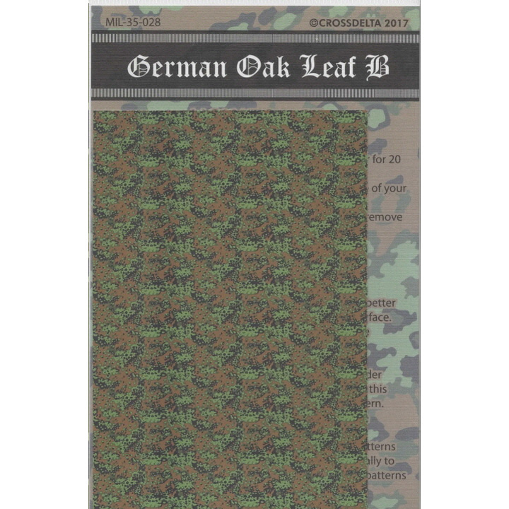 ED35-028 1대35 독일군 Oak Leaf B 위장복  데칼