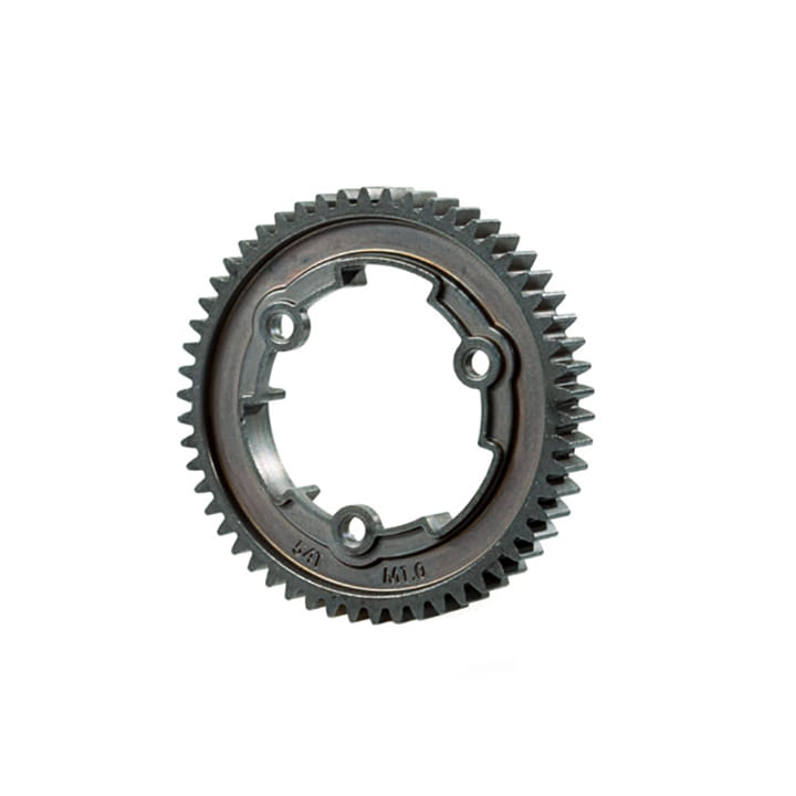 AX6449R Spur gear,54-tooth,steel,wide-face,1.0 metric pitch