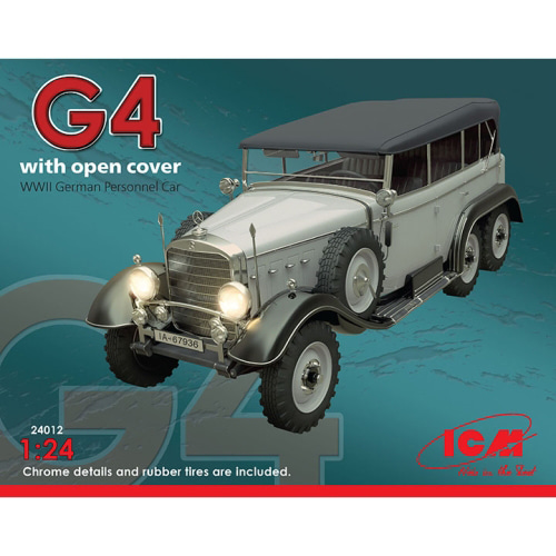BICM24012 1/24 Type G4 with open cover, WWII German Personnel Car