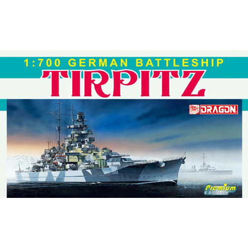 BD7081 1/700 German Battleship &#039;Tirpitz&#039; ~ Premium Edition