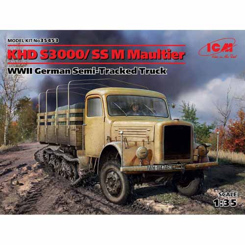 BICM35453 1/35 KHD S3000/SS M Maultier, WWII German Semi-Tracked Truck