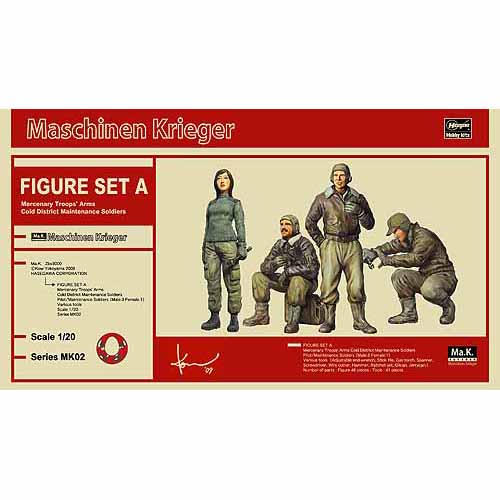 BH64002 MK02 1/20 Ma.K. FIGURE SET A (Mercenary Troops Arms Cold District Maintenance Soldiers)