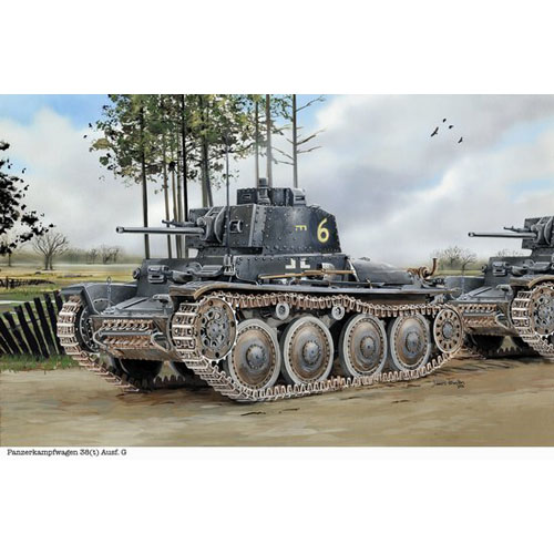 BD6290 1/35 Pz.Kpfw.38(t) Ausf.G w/Interior ~ Smart Kit