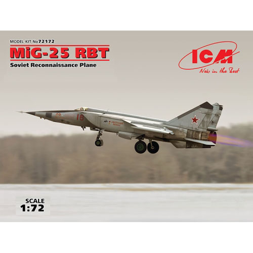 BICM72172 1/72 MiG-25 RBT, Soviet Reconnaissance Plane (100% new molds)