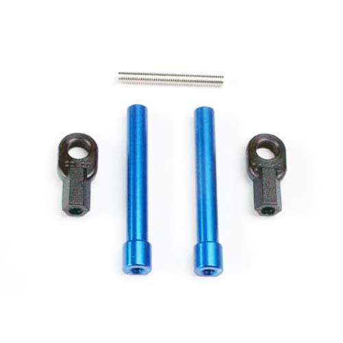 AX4944 Bellcrank posts aluminum (2)/ steering link threaded rod(3x25mm)