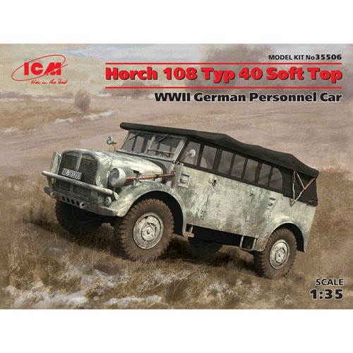 BICM35506 1/35 Horch 108 Typ 40 Soft Top, WWII German Personnel Car (100% new molds)