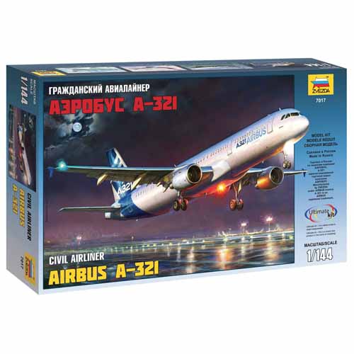 BZ7017 1/144 Airbus A321 (New Tool- 2015)