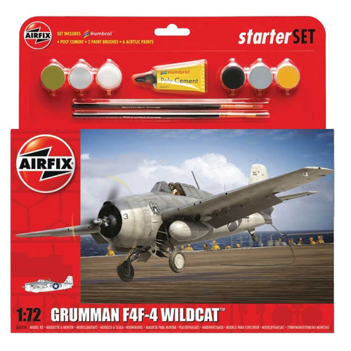 BB55214 1/72 Grumman F4F-4 Wildcat Starter Set