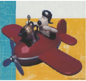 BB51101 Wallace &amp; Gromit Aeroplane Model Kit