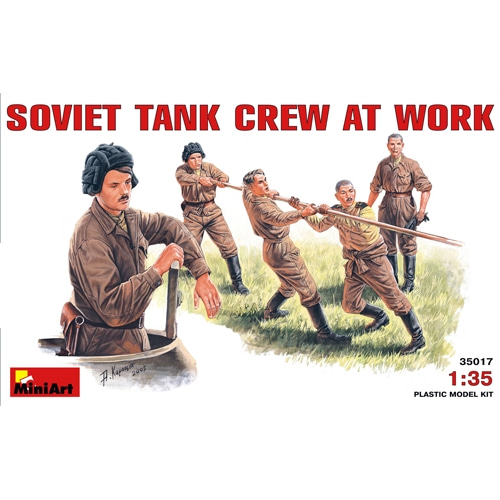 BE35153 1/35 Soviet Tank Crew at Work. Special Edition