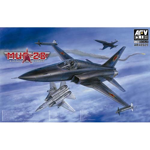 BFAR48S09 1/48 MiG-28 &amp; US NAVY 1/48 F-5E AIR-RAIDER
