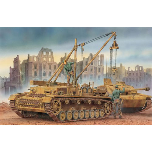 BD6438 1/35 Bergerpanzer wagen IV-매직트랙 포함/초판 사양