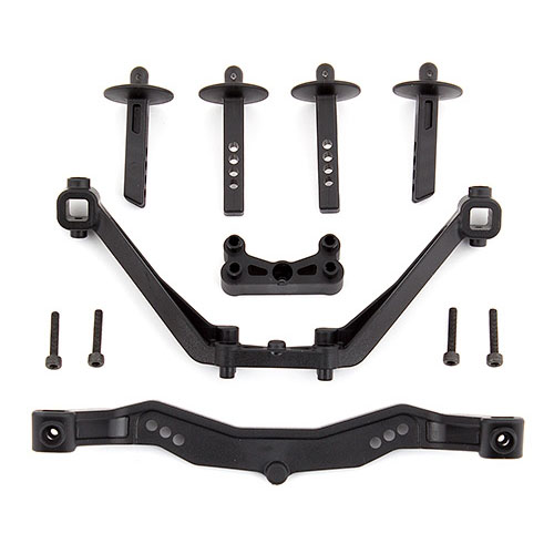 AA71123 SC6.1 Body Mounts, front and rear