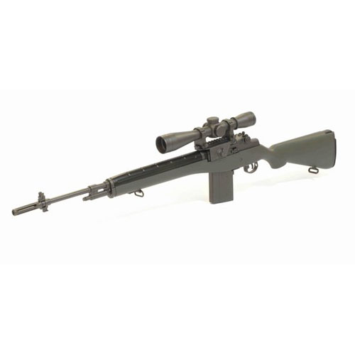 BD76014 1/3 M14 (Black) w/Telescope Plastic Replica Rifle (Toy)