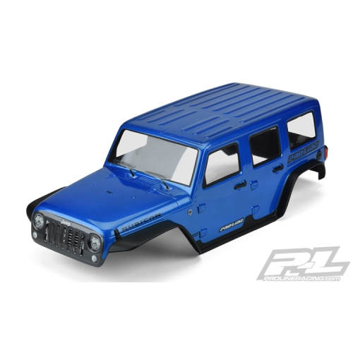 [아울렛특가!]-AP3502-13 Pre-Painted / Pre-Cut Jeep Wrangler Unlimited Rubicon (Blue) Body-뒷쪽 도색벗겨짐