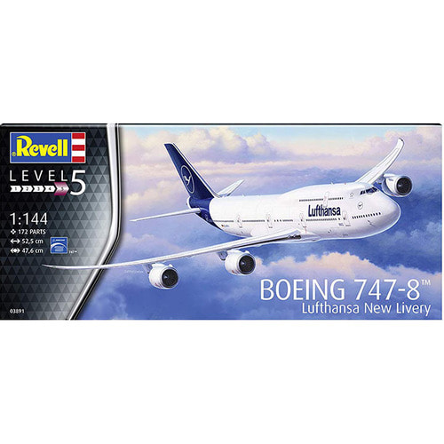 BV3891 1/144 Boeing 747-8 Lufthansa - 박스 손상