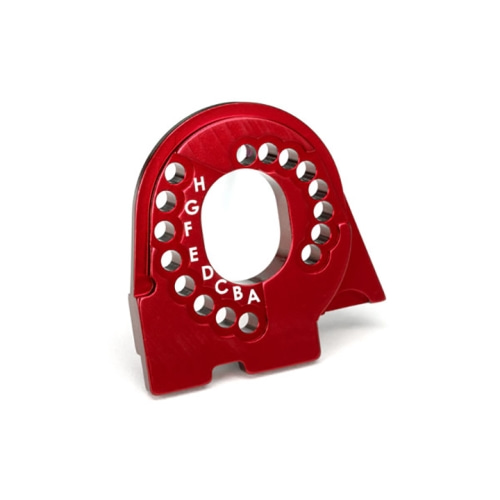 AX8290R Motor mount plate, TRX-4, 6061-T6 aluminum (red-anodized)