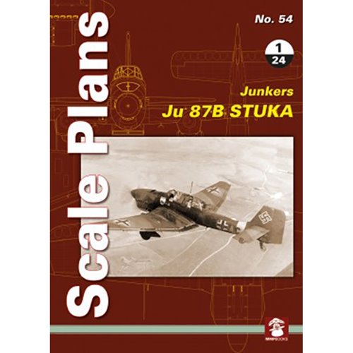 ESCB5811CSN 스케일 플랜 No.54 융커스 Ju87B 슈투카 1/24 -MMP Books 출판사