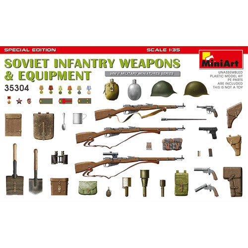 BE35304 1대35 소련군 보병 무기 및 장비 세트 - 스페셜 에디션