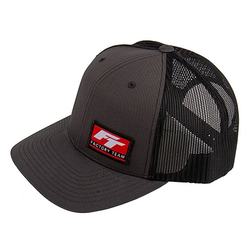 AASP435 Factory Team Log Trucker Hat,curved bill