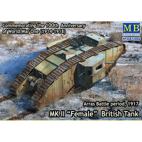CM72006 1대72 마크 2  피메일 영국군 탱크, 아라스 전투 1917,