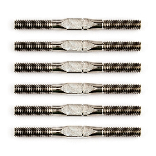 AA21565 FT 1:14 Titanium Turnbuckle Set, silver, 35 mm,/1.37 in