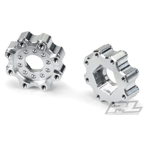 AP6356 8x32 to 17mm ZERO Offset Aluminum Hex Adapters for Pro-Line 8x32 3.8