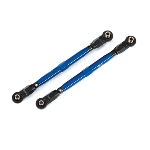 AX8997X Toe links, front (TUBES blue-anodized, 6061-T6 aluminum) (2) (for use with #8995 WideMAXX™ suspension kit)
