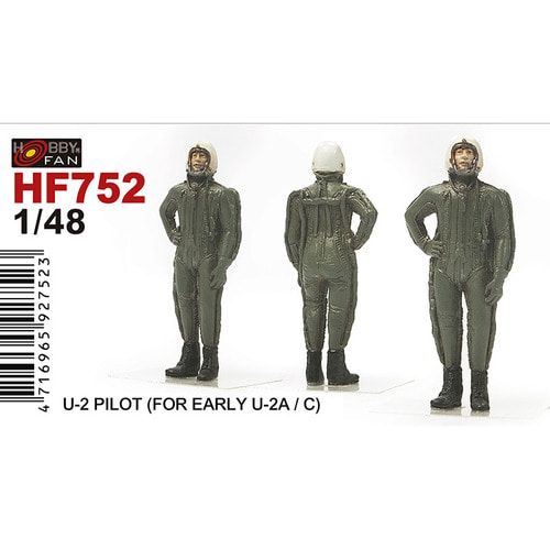 BFHF752 1대48 U-2 조종사 인형 U-2A 및 U-2C 사양 -  레진 재질 인형 1개