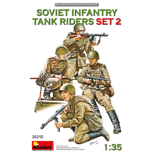 BE35310 1대35 소련군 전차 탑승 보병 세트 2