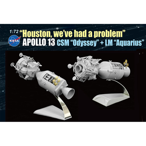 BD11020 1대72 아폴로 13호 CSM,LM - 50주년 기념