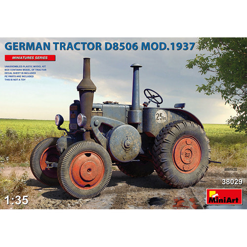 BE38029 1대35 독일 트랙터 D8506 1937년 사양