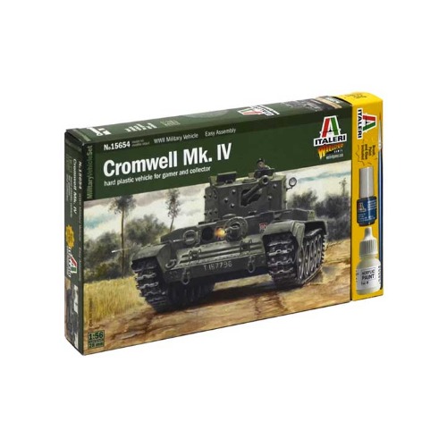 BI15654 1/56 Cromwell Mk.IV (New Tool- 2014)-전차병 접착제 1개 붓 1개 도료 1개 포함)