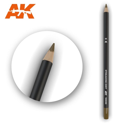 CAK10030 웨더링용 수성 연필 - 흘러내린 먼지 표현