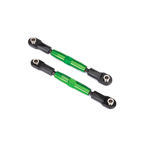 AX3644G Camber links, rear (TUBES green-anodized 7075-T6 aluminum, stronger than titanium) (73mm) (2)/ rod ends (4)/ aluminum wrench (1) (#2579 3x15 BCS (4) required for installation)