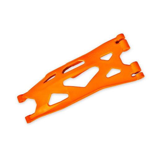 AX7893T Suspension arm, lower, orange (1) (right, front or rear) (for use with 7895 X-Maxx WideMaxx suspension kit)