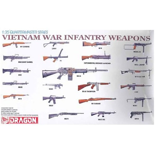 BD3818 1/35 Weapon set for Vietnam War