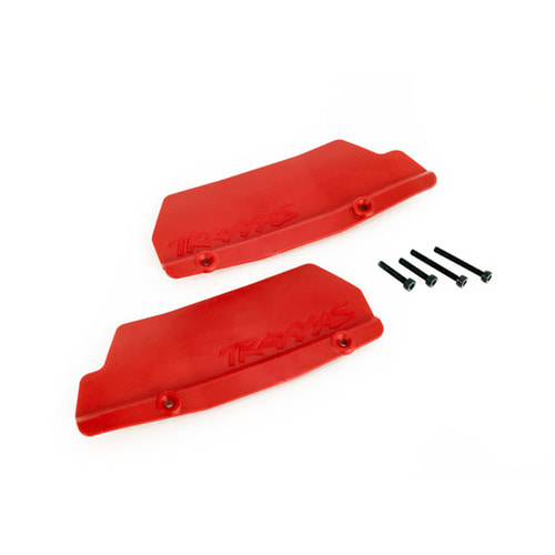 AX9519R Mud guards, rear, red (left and right)/ 3x15 CCS (2)/ 3x25 CCS (2)
