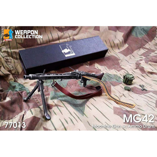 BD77013 1대6 MG42 기관총 - 탄약 드럼 장착형 - 액션 피규어용 모형 제품/작동 불가