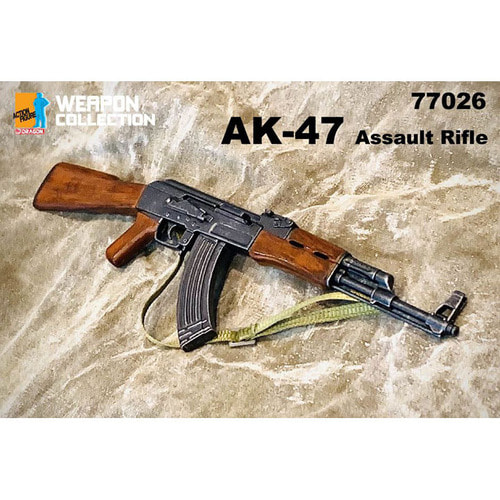 BD77026 1대6 AK-47 자동 소총 - 액션 피규어용 모형 제품/작동 불가
