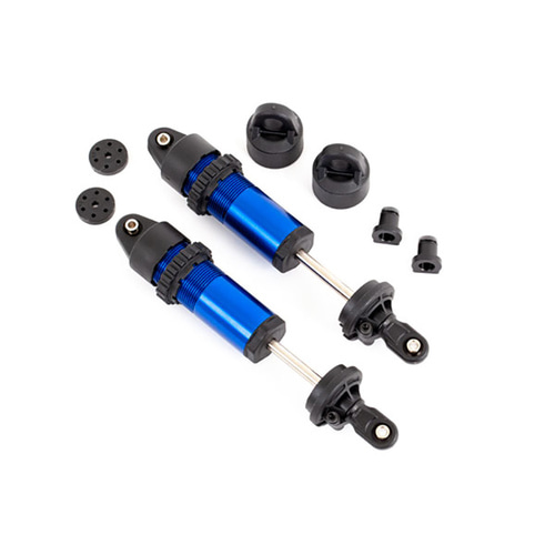AX9660 Shocks, GT-Maxx®, aluminum (blue-anodized) (fully assembled w/o springs) (2)